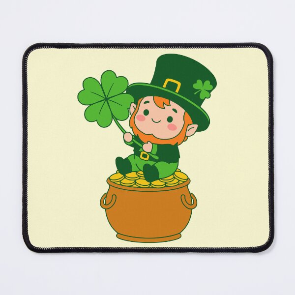 Item preview, St Patricks Day Cute Baby Leprechaun Pot Gold designed and sold by Imaginationbeyond.