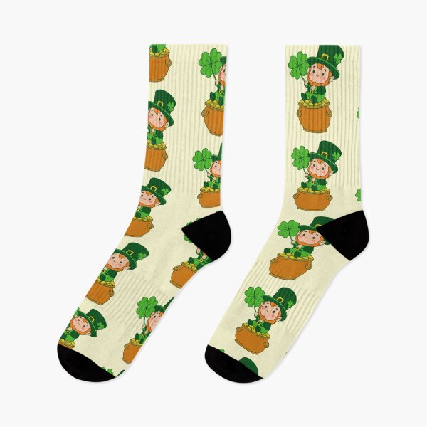 Item preview, St Patricks Day Cute Baby Leprechaun Pot Gold designed and sold by Imaginationbeyond.
