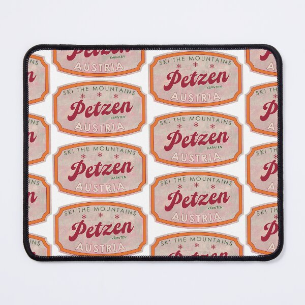 Item preview, Petzen, Austria, Kärnten, Ski, textured skiing badge designed and sold by Wanderful-roads.