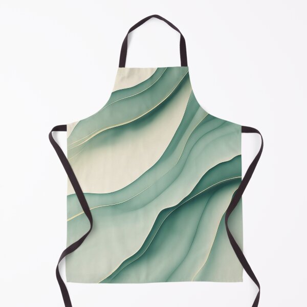 Item preview, green flowy abstract designed and sold by Elouisse.