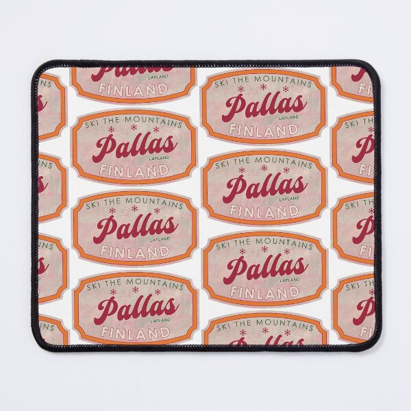 Item preview, Pallas, Finland, Lapland, Ski, textured skiing badge designed and sold by Wanderful-roads.