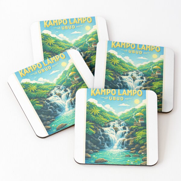 Item preview, Kampo Lampo Waterfall Ubud Bali Indonesia – Gianyar Regency and Tukad Petanu designed and sold by Aryabek.