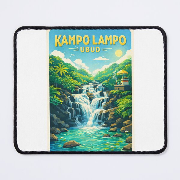 Item preview, Kampo Lampo Waterfall Ubud Bali Indonesia – Gianyar Regency and Tukad Petanu designed and sold by Aryabek.