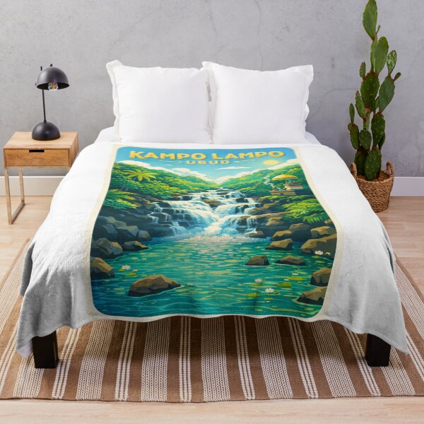 Item preview, Kampo Lampo Waterfall Ubud Bali Indonesia – Gianyar Regency and Tukad Petanu designed and sold by Aryabek.