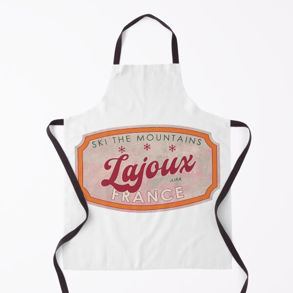 Item preview, Lajoux, France, Jura, Ski, textured skiing badge designed and sold by Wanderful-roads.