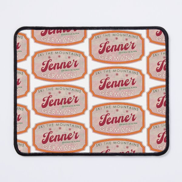 Item preview, Jenner, Germany, Bayerische Alpen, Ski, textured skiing badge designed and sold by Wanderful-roads.