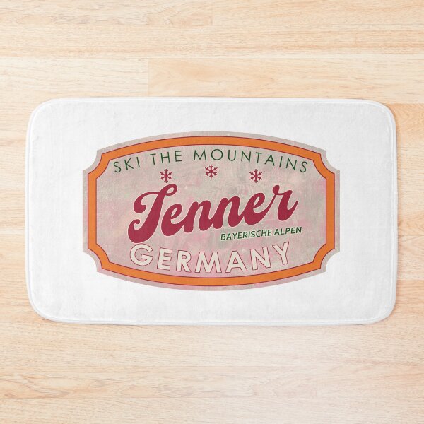 Item preview, Jenner, Germany, Bayerische Alpen, Ski, textured skiing badge designed and sold by Wanderful-roads.