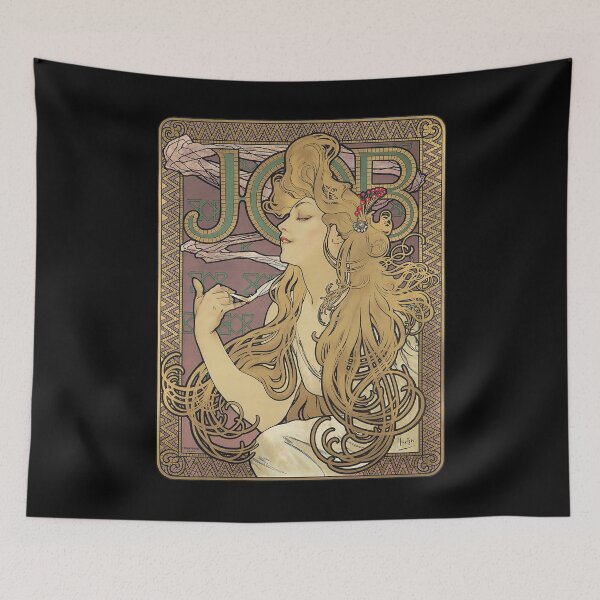 Item preview, Alphonse Mucha Job Rolling Papers Ad (1896) designed and sold by Matthew Kinnersly.