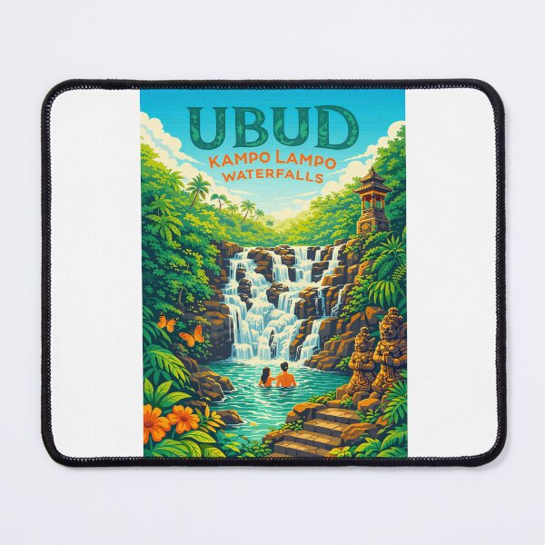 Item preview, Kampo Lampo Waterfall in Ubud, Bali Indonesia designed and sold by Aryabek.