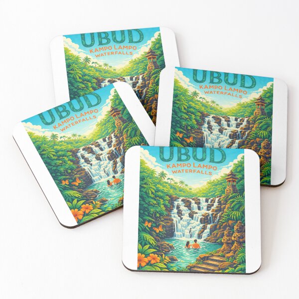 Item preview, Kampo Lampo Waterfall in Ubud, Bali Indonesia  designed and sold by Aryabek.