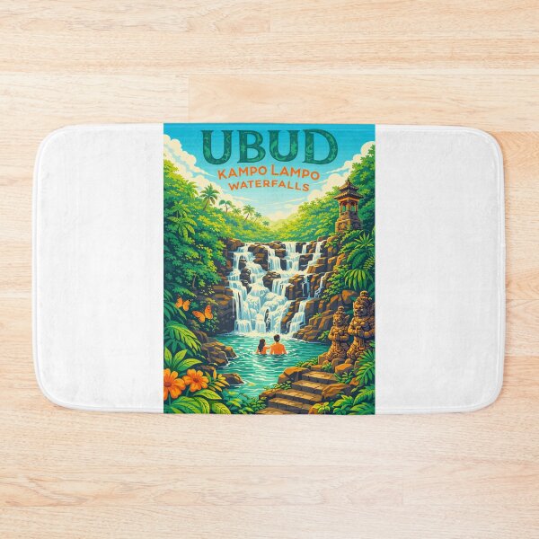 Item preview, Kampo Lampo Waterfall in Ubud, Bali Indonesia  designed and sold by Aryabek.