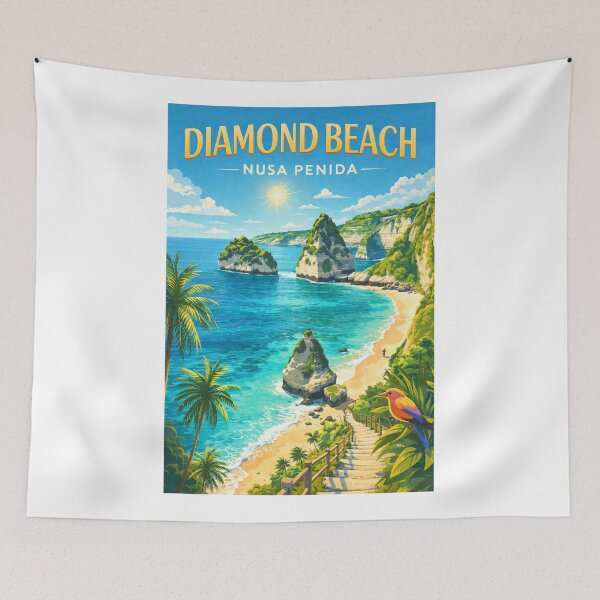 Item preview, Diamond Beach Nusa Penida Bali Indonesia – Klungkung Regency and Indian Ocean Coast designed and sold by Aryabek.