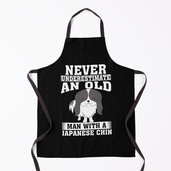 Item preview, Never Underestimate an Old Man with Japanese Chin designed and sold by CosmoKitsch.