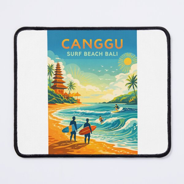 Item preview, Canggu Surf Beach Bali Indonesia – Badung Regency and Indian Ocean Coastline designed and sold by Aryabek.