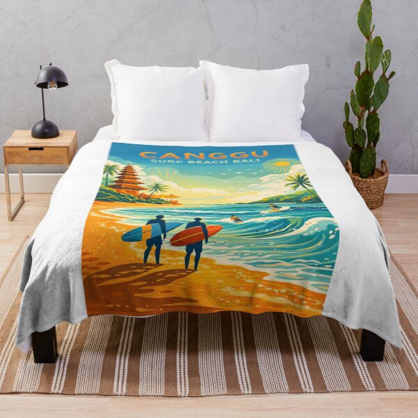 Item preview, Canggu Surf Beach Bali Indonesia – Badung Regency and Indian Ocean Coastline designed and sold by Aryabek.