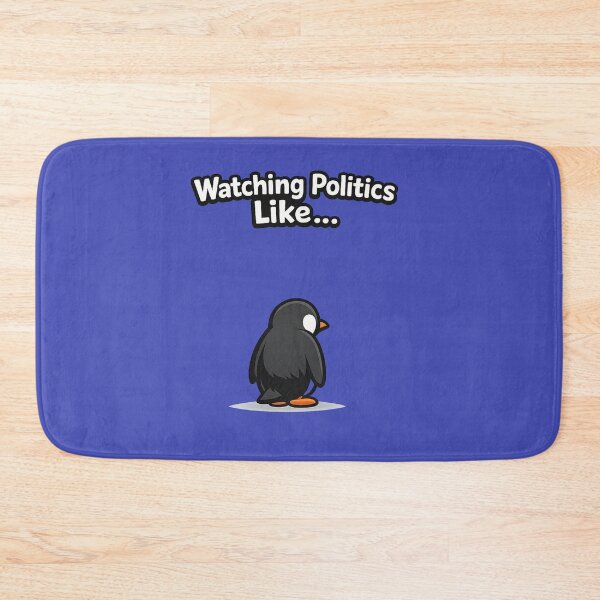 Item preview, Funny Watching Politics Like Relatable Meme Penguin designed and sold by Tender Flower Clothing.