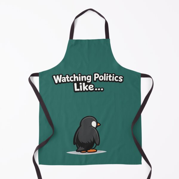 Item preview, Funny Watching Politics Like Relatable Meme Penguin designed and sold by Tender Flower Clothing.