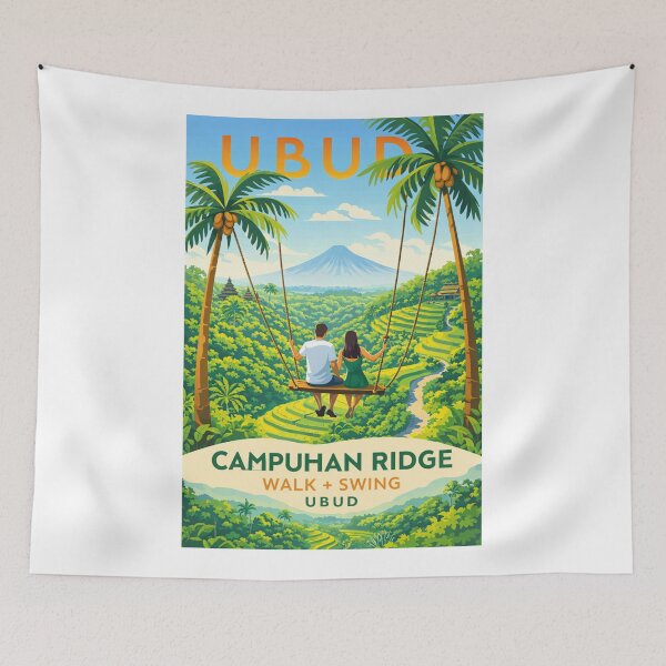 Item preview, Campuhan Ridge Walk and Swing in Ubud Indonesia designed and sold by Aryabek.