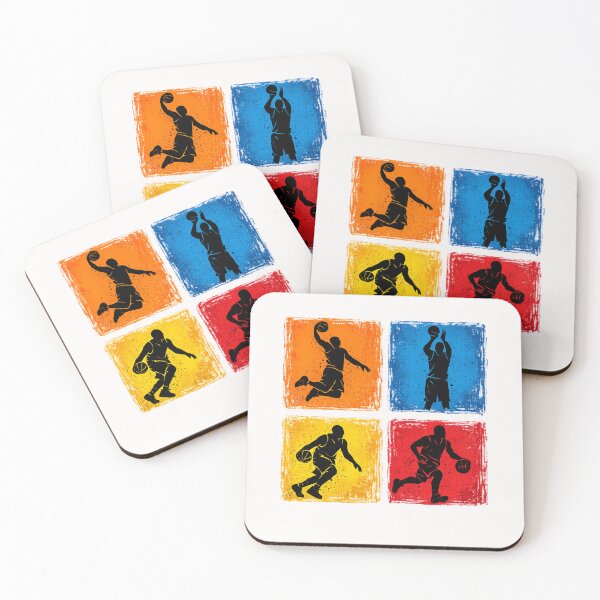 Item preview, Retro Basketball Player Collage Vintage Sports Design designed and sold by Pawsome Quotes.