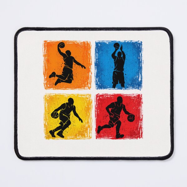 Item preview, Retro Basketball Player Collage Vintage Sports Design designed and sold by Pawsome Quotes.