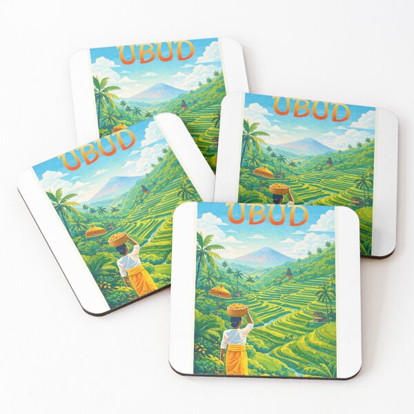 Item preview, Ubud Bali Indonesia – Gianyar Regency, Tegalalang Rice Terraces and Mount Agung designed and sold by Aryabek.