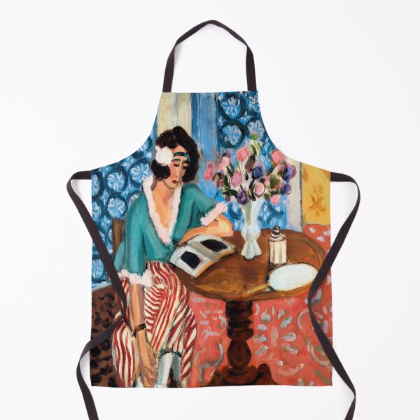 Item preview, Woman Reading by Henri Matisse: Fauvist Interior Fine Art Poster designed and sold by artofuniverse.