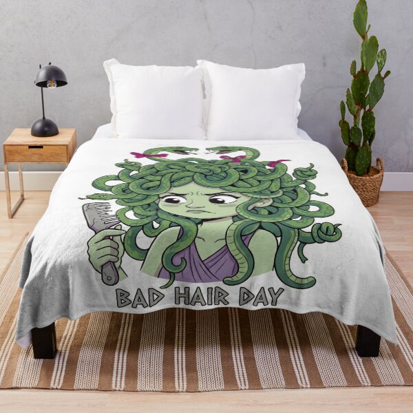 Item preview, Funny Medusa Bad Hair Day Cute Greek Mythology Pun designed and sold by MythoWorldddd.