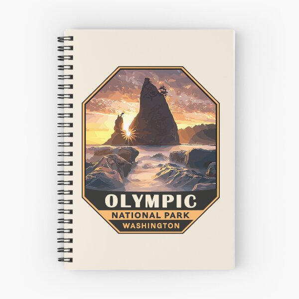 Item preview, Olympic National Park Sticker, Washington Poster designed and sold by Gideon Emmerich.