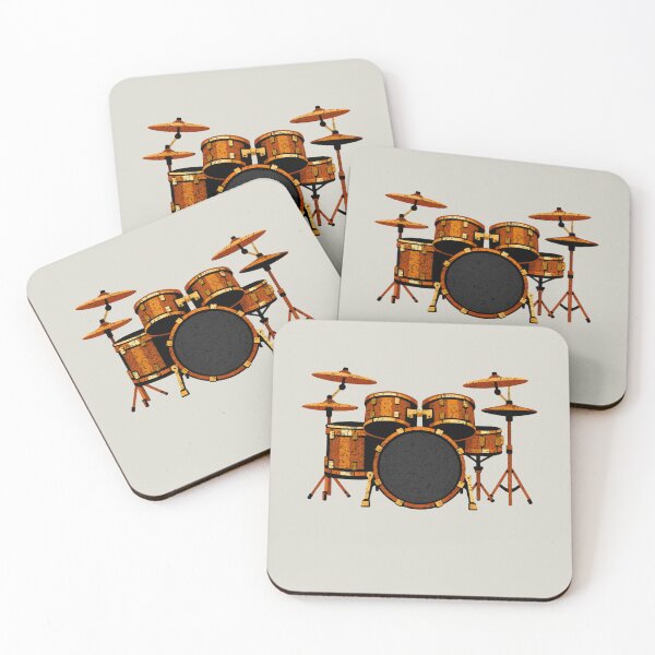 Item preview, Vintage Drum Set Retro Music Lover designed and sold by FreshVibe Prints.