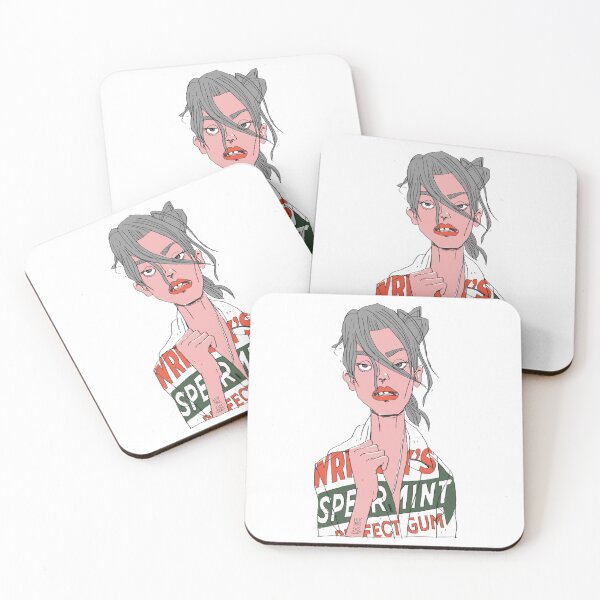Aperçu de l'œuvre Fille mâchant du chewing-gum créée et vendue par Kicksaus.