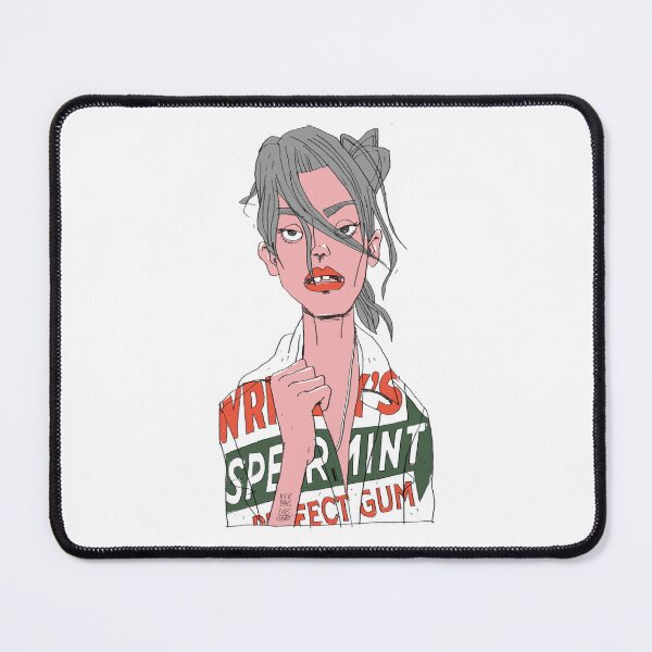 Item preview, Girl Chewing Gum designed and sold by Kicksaus.
