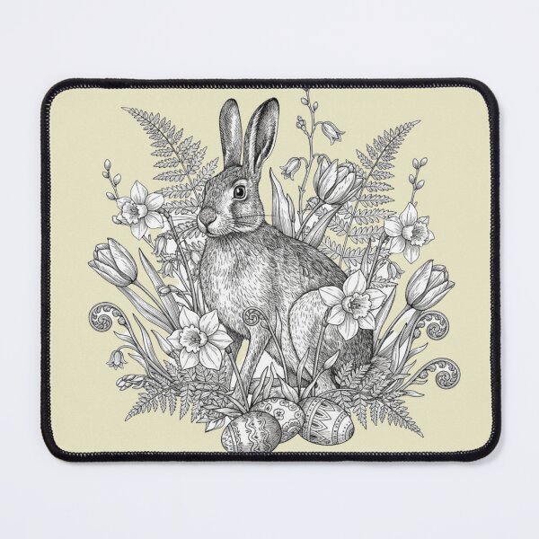 Item preview, Lepus Flora - Vintage Easter Hare Botanical Specimen designed and sold by LaurannaDesign.