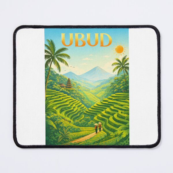 Item preview, Ubud Bali Indonesia – Tegalalang Rice Terrace in Gianyar Regency and Mount Agung Highlands designed and sold by Aryabek.