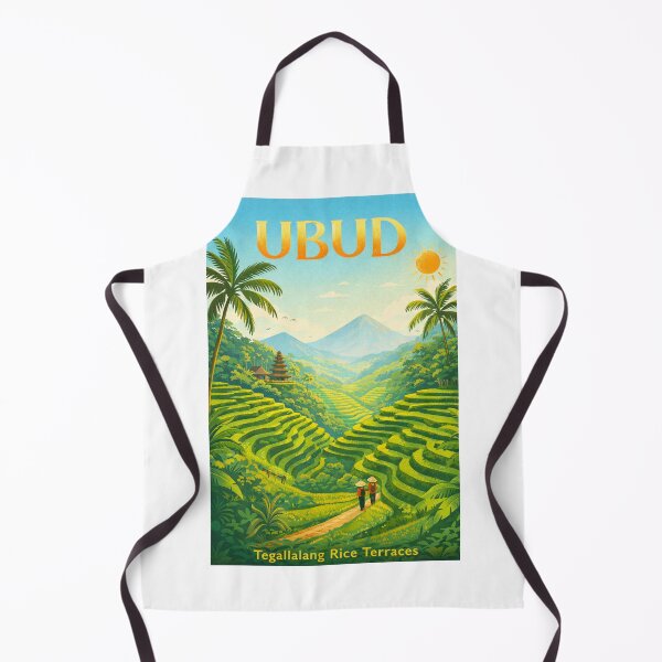 Item preview, Ubud Bali Indonesia – Tegalalang Rice Terrace in Gianyar Regency and Mount Agung Highlands designed and sold by Aryabek.