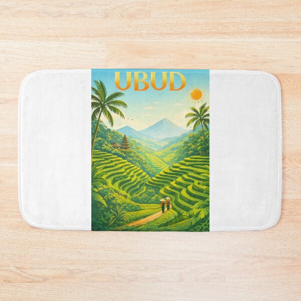 Item preview, Ubud Bali Indonesia – Tegalalang Rice Terrace in Gianyar Regency and Mount Agung Highlands designed and sold by Aryabek.