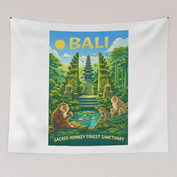 Item preview, Sacred Monkey Forest Sanctuary Ubud Bali – Padangtegal and Gianyar Regency designed and sold by Aryabek.