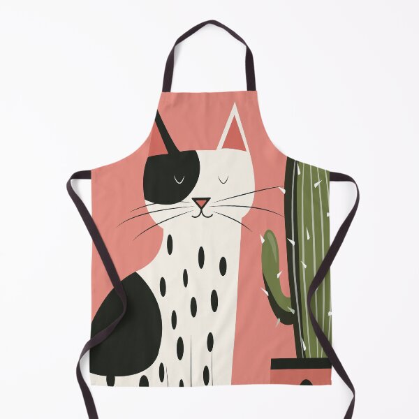 Item preview, Illustration of a cat and a cactus designed and sold by paulrommer.