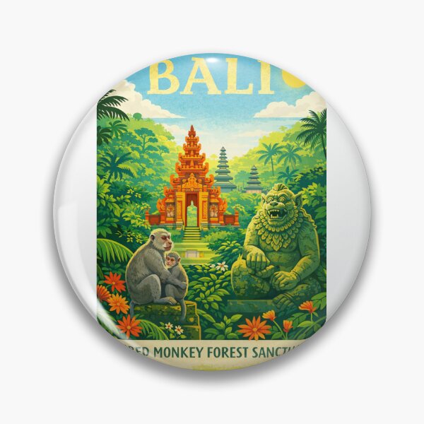 Item preview, Sacred Monkey Forest Sanctuary in Ubud Bali  designed and sold by Aryabek.