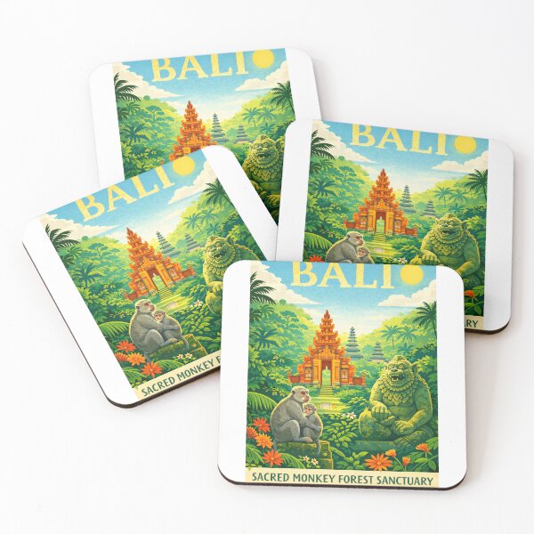 Item preview, Sacred Monkey Forest Sanctuary in Ubud Bali  designed and sold by Aryabek.