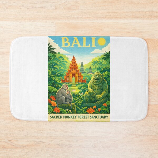 Item preview, Sacred Monkey Forest Sanctuary in Ubud Bali  designed and sold by Aryabek.