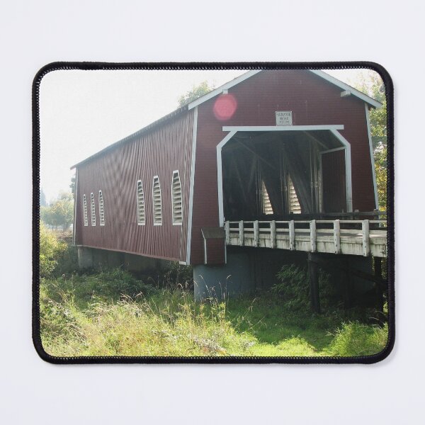 Item preview, Covered Bridge in Oregon Willamette Valley designed and sold by AGMomsArt.