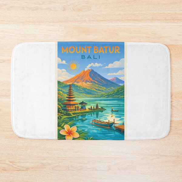 Item preview, Mount Batur Bali Indonesia – Kintamani and Lake Batur in Bangli Regency designed and sold by Aryabek.