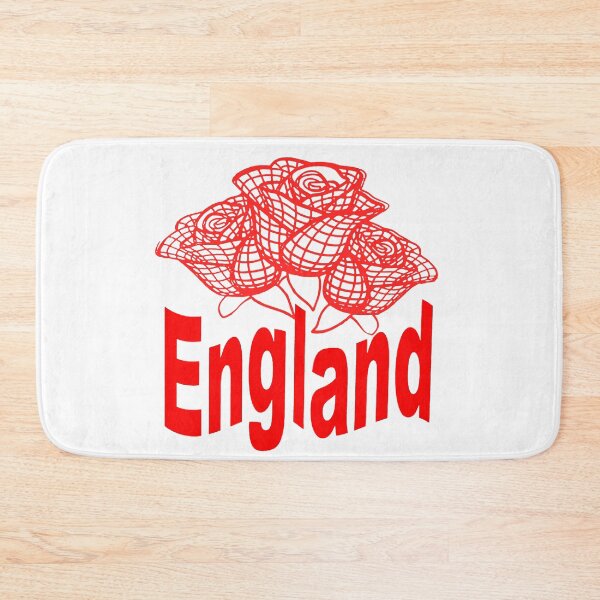 Item preview, Three Stylized Roses Red Linework England designed and sold by taiche.