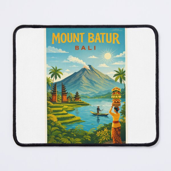 Item preview, Mount Batur in Bali Indonesia with view of Lake Batur in Bangli Regency designed and sold by Aryabek.