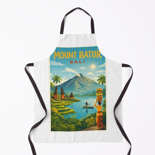 Item preview, Mount Batur in Bali Indonesia with view of Lake Batur in Bangli Regency designed and sold by Aryabek.