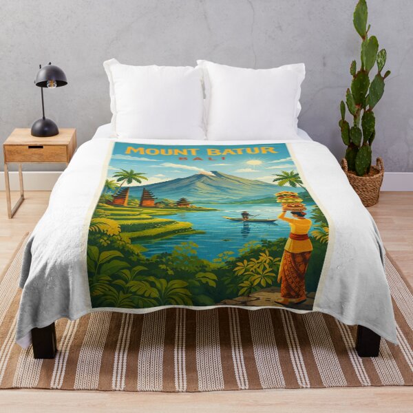 Item preview, Mount Batur in Bali Indonesia with view of Lake Batur in Bangli Regency designed and sold by Aryabek.