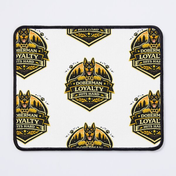 Item preview, Doberman Loyalty Hits Hard Doberman Gift designed and sold by WildVista.