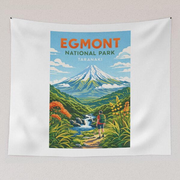 Item preview, Egmont National Park Taranaki New Zealand – Mount Taranaki and North Island designed and sold by Aryabek.