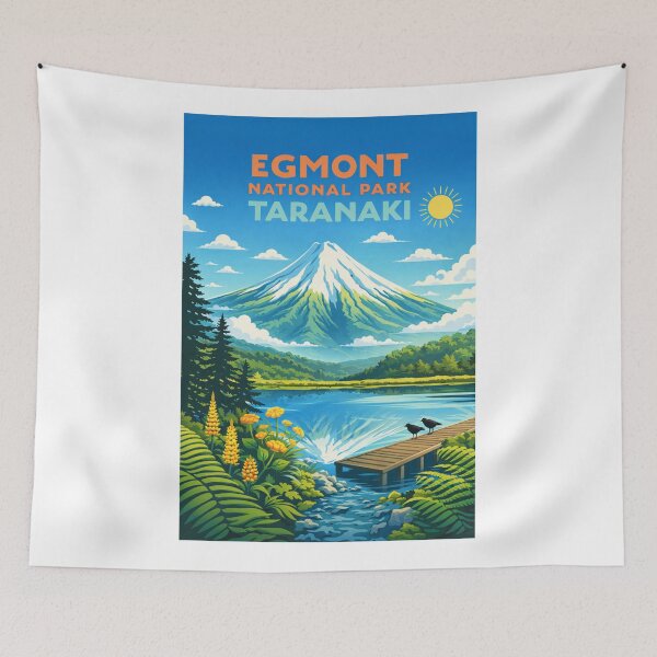 Item preview, Egmont National Park in Taranaki New Zealand designed and sold by Aryabek.
