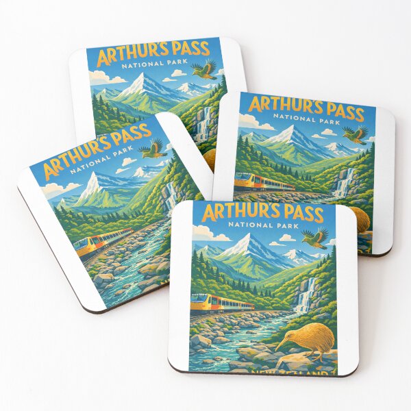 Item preview, Arthur’s Pass National Park New Zealand – Southern Alps and Canterbury designed and sold by Aryabek.